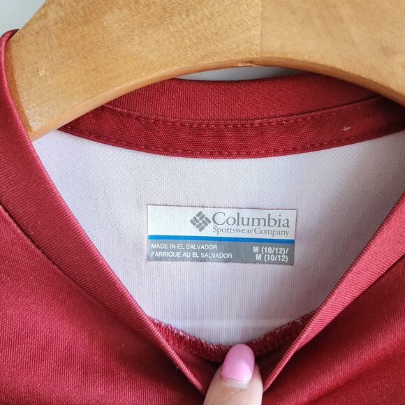 Columbia PFG Alabama Crimson Tide Short Sleeve Shirt Kids Youth Medium (10/12) - Picture 4 of 9